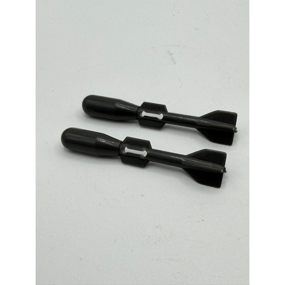 Vintage GI Joe DRAGONFLY BOMBS Pair 1983 Helicopter Underwing Part Hasbro ARAH - Picture 2 of 7
